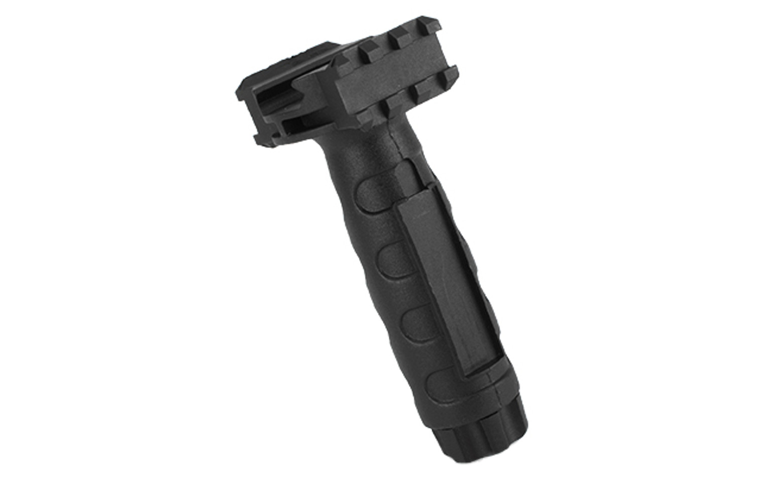 Aim Sports Tactical Vertical with Side Rails and Pressure Switch Capability - Black