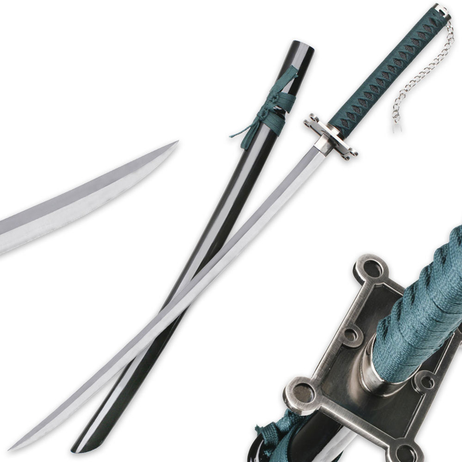 Green Warrior Samurai Sword