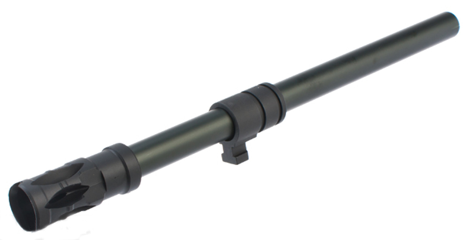 JG Aluminum Outer Barrel w/ Flash Hider for G36 Airsoft AEG Rifles