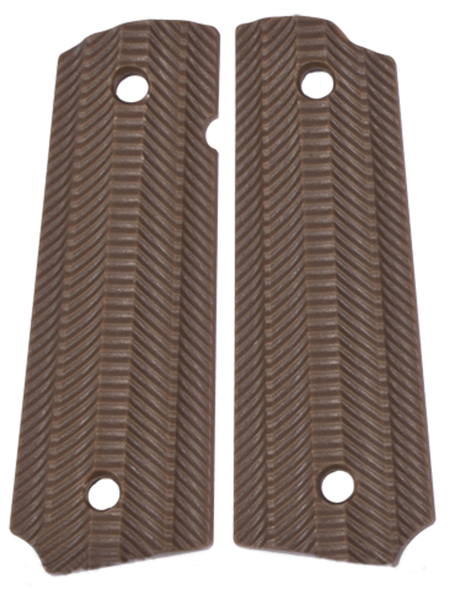 Matrix "Spec. Op." Nylon Fiber Hand Grip For 1911 Airsoft Gas Blowback Pistols - Brown