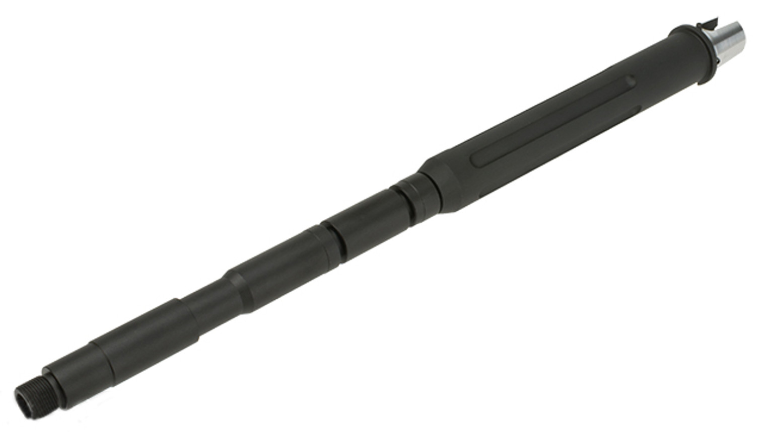 G&P Tapered Carbine Length Fluted Free Float CNC Aluminum GP-T Outer Barrel for G&P GPT AEG Receivers - Black