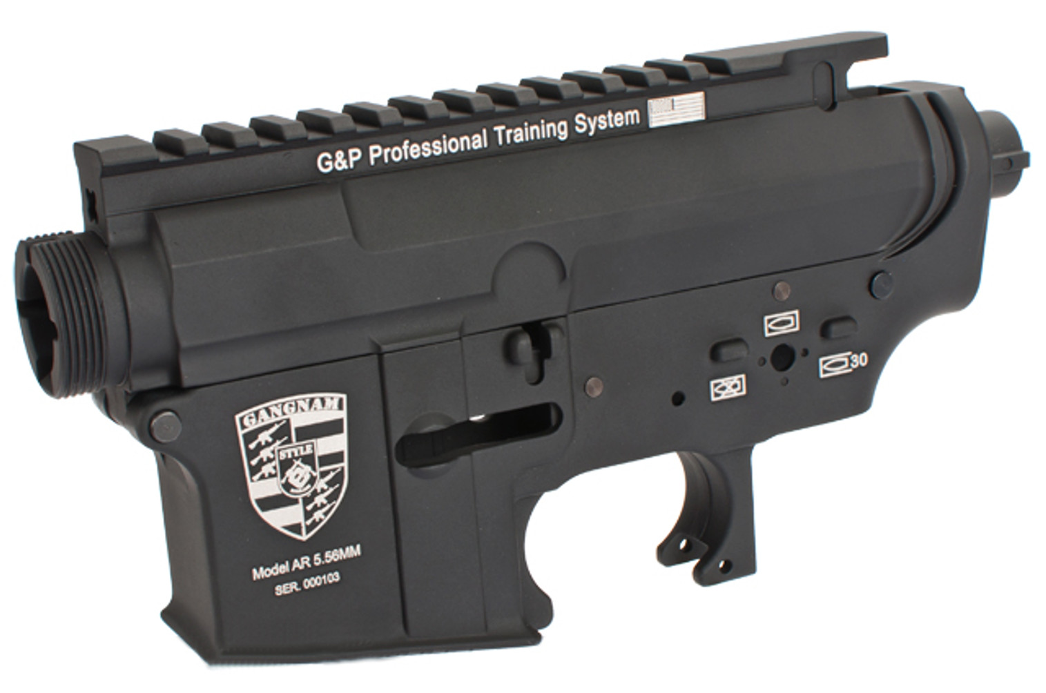 G&P Limited Edition Gangnam Style CNC Milled Aluminum Receiver for M4  M16 Series Airsoft AEG Rifles