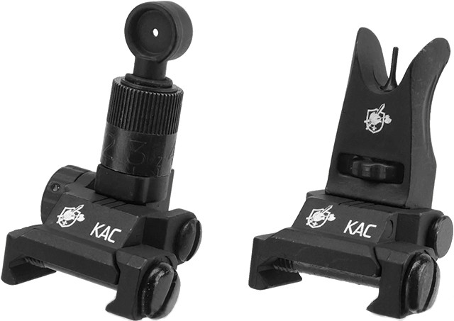 Knights Armament KAA Micro Back-up Iron Sights - Tan - Hero Outdoors