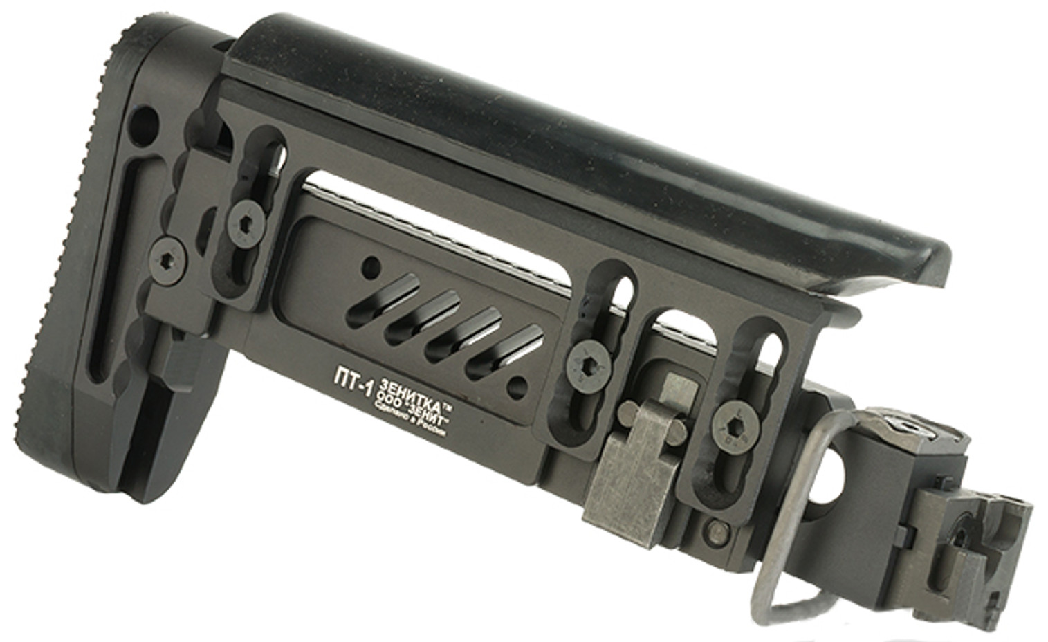 5KU Zenimei CNC Aluminum Tactical Folding Stock for AK AEG / GBB Rifles - Black