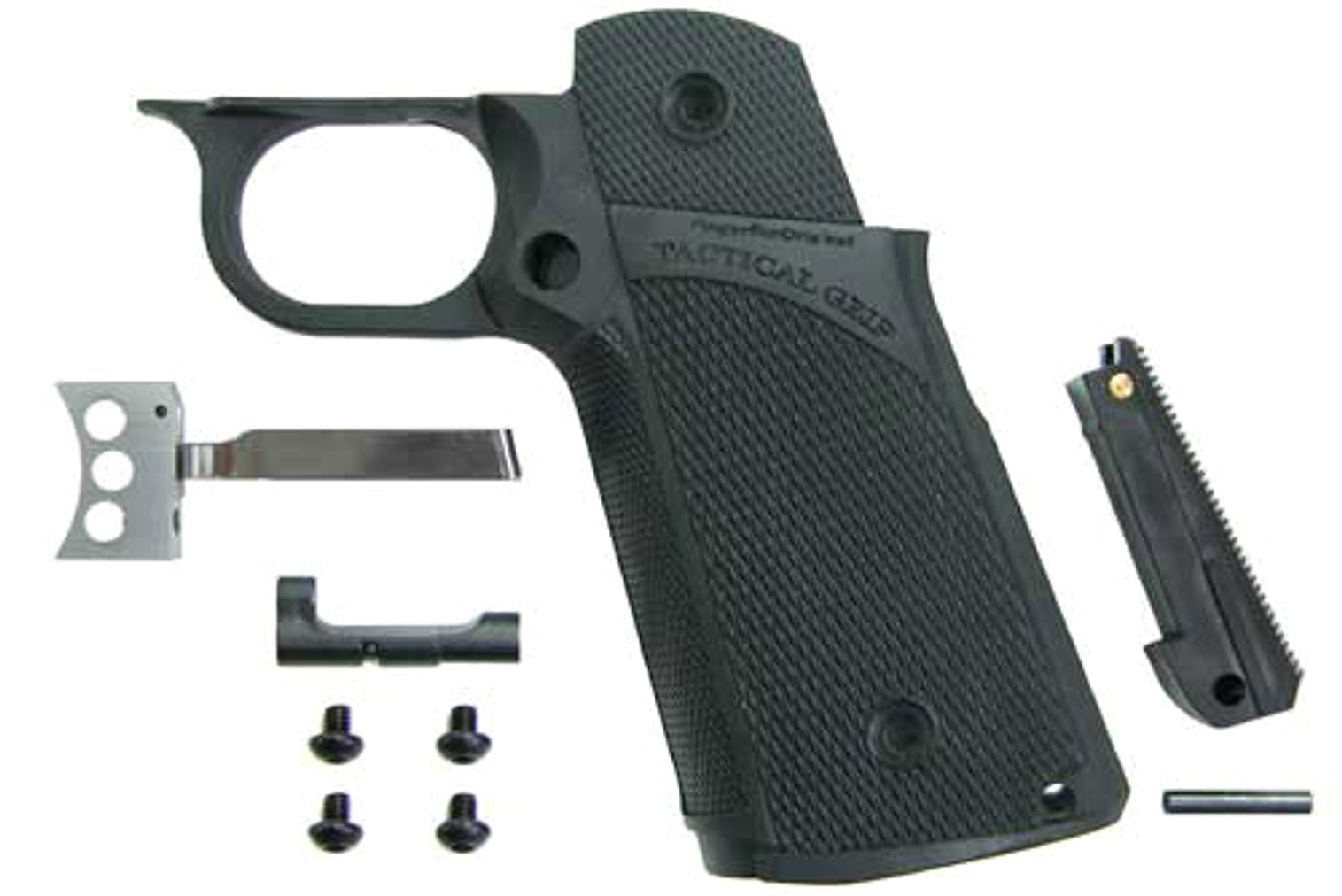 KJW Tanio Koba Marui / WE / KJW Hi-Capa Tactical Grip Set - (Black)