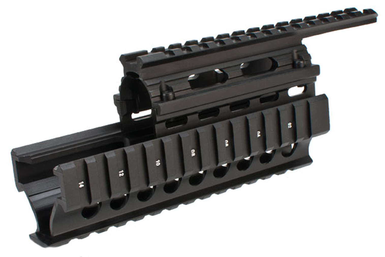 Firefield 8.65 Inch Tactical AK Carbine Quad Rail - Black