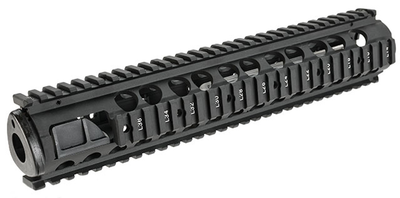 G&P M5 RAS 12" Rail System for M4 / M16 Series Airsoft AEG Rifles - Black