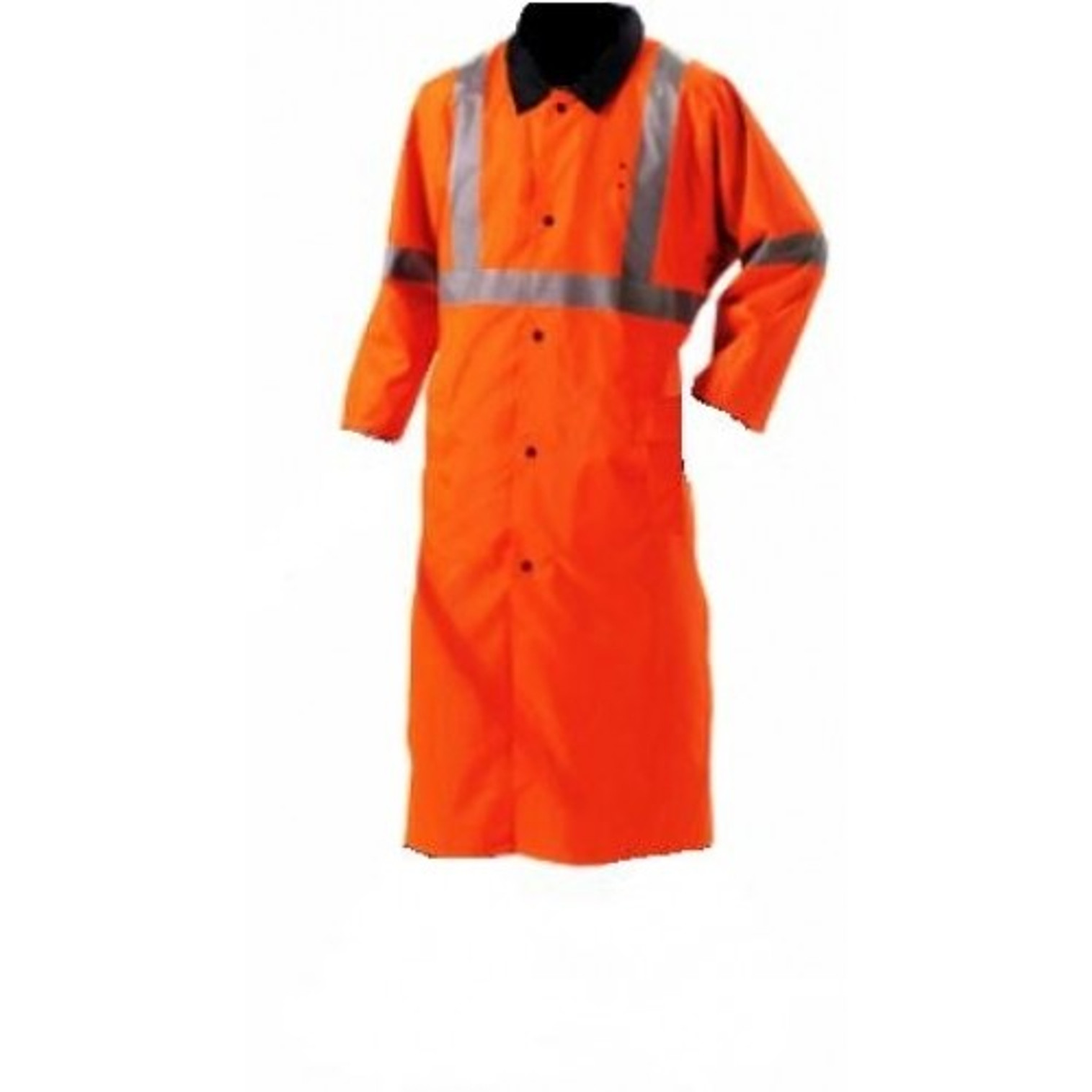 Rothco Reversible Reflective Rain Parka - Orange/Black