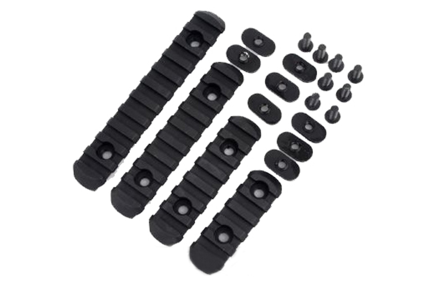Polymer Rail Set for PTS MOE Hand Guard Series - Black