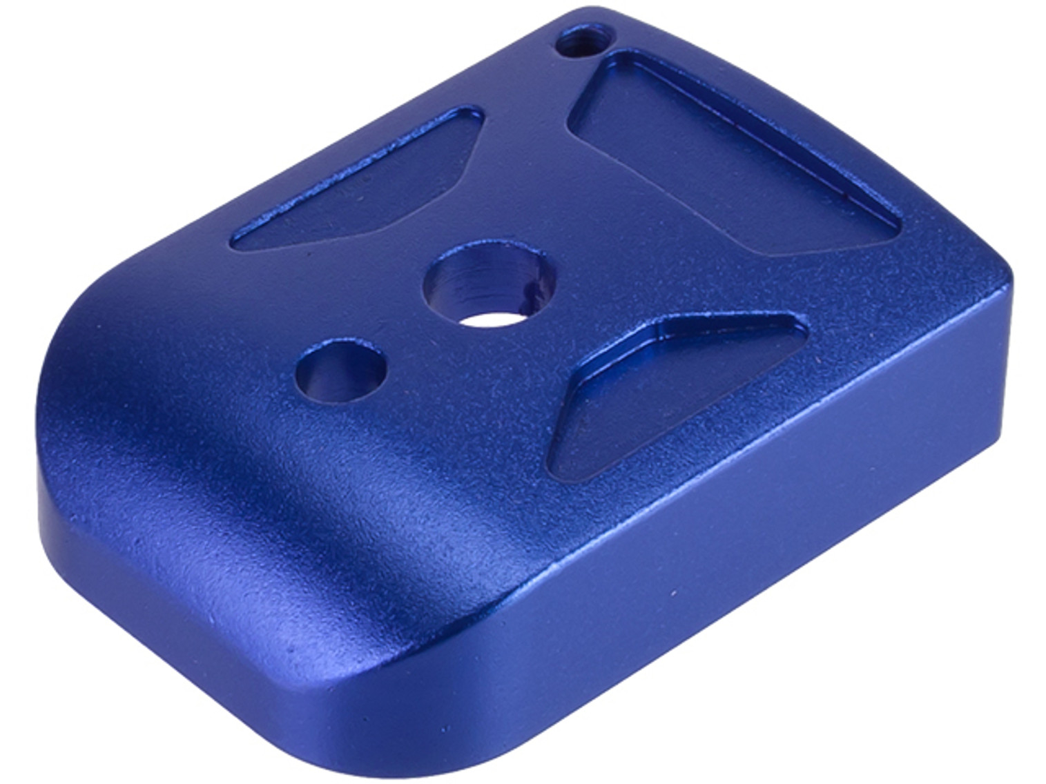 5KU Type-1 Aluminum Magazine Base for 5.1 Hi-Capa Series Airsoft GBB Pistol Magazines - Blue