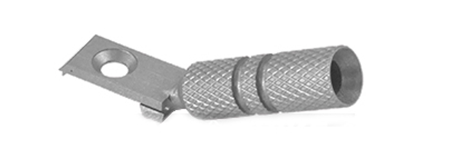 UAC IPSC Angled Cocking Handle for Hi-Capa Series Airsoft GBB - (Dull Silver)