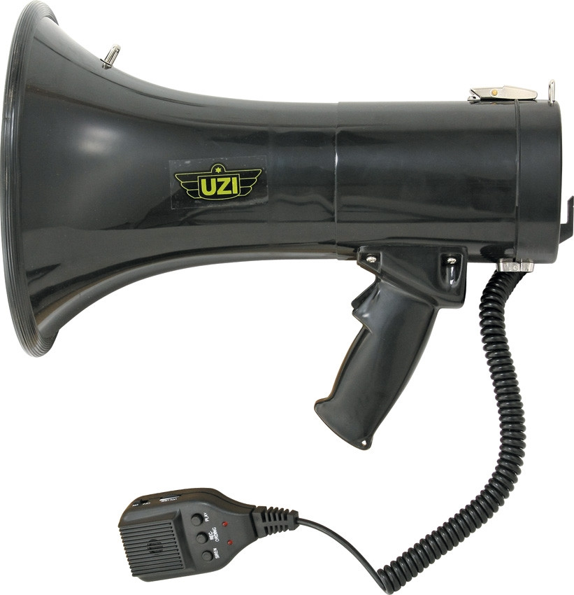 Car Megaphone Speco ER370 Deluxe Megaphone W/Siren - Red/Grey