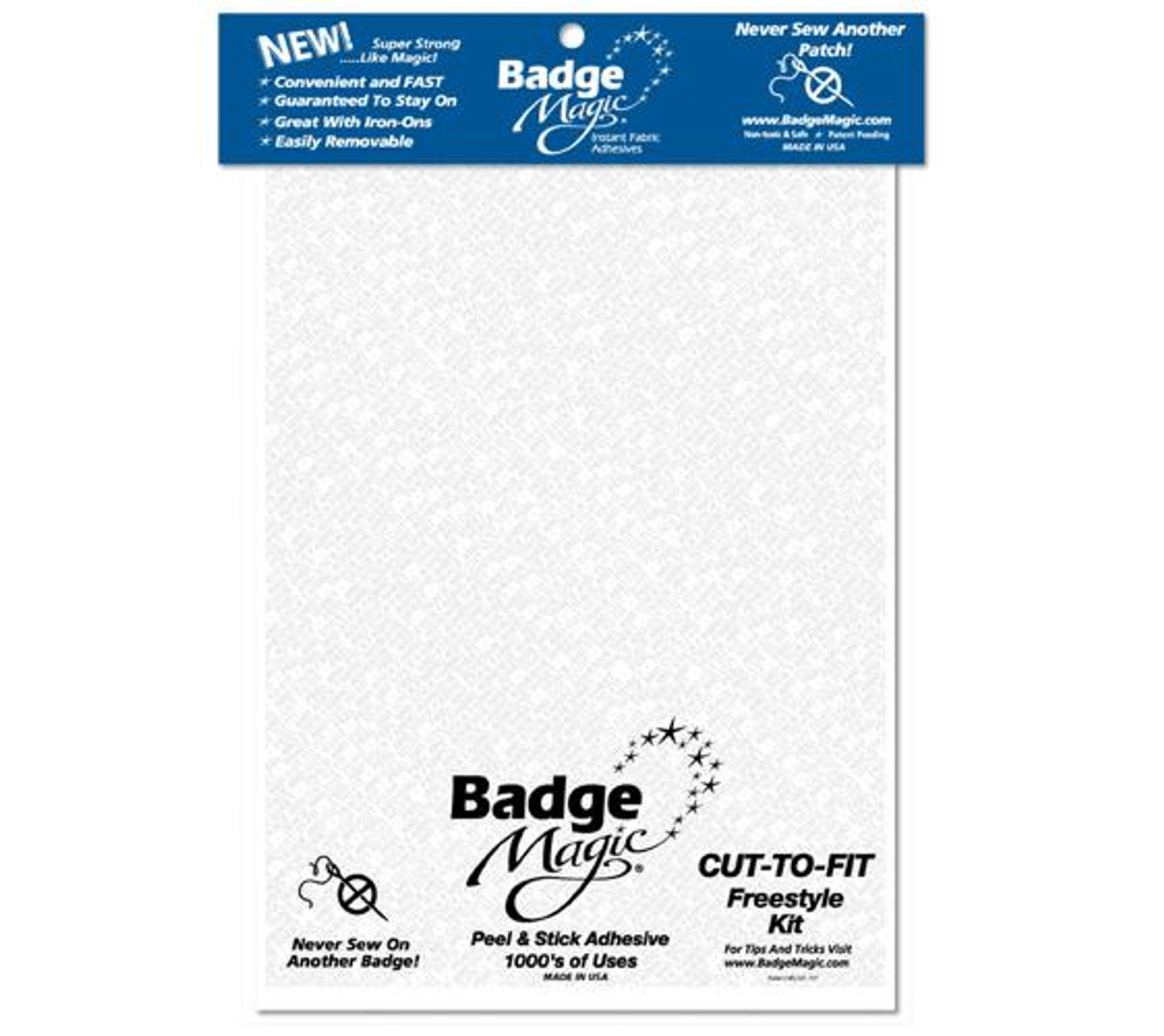 Badge Magic Cut To Fit Freestyle Kit/Adhesive