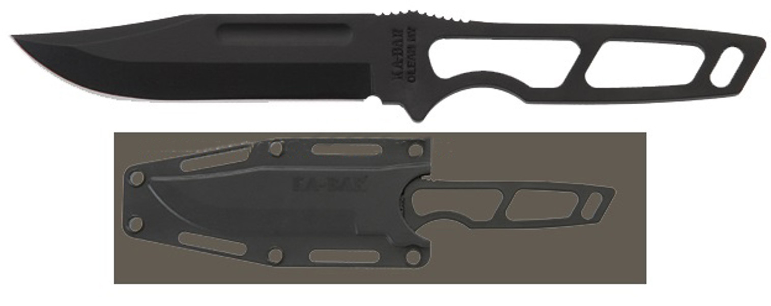 Ka-Bar 1117 Neck Knife w/ Kydex Sheath