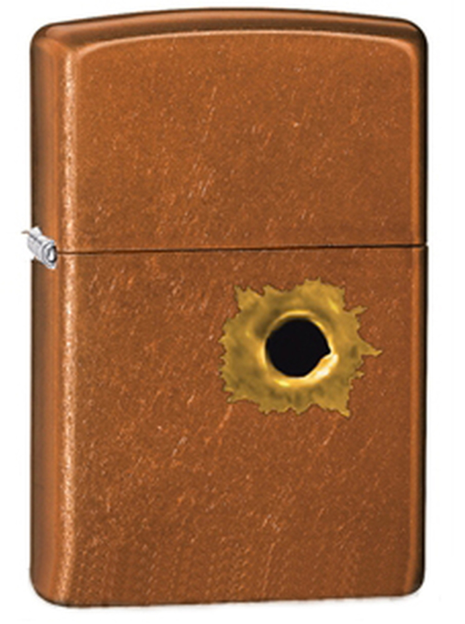 Zippo Classic Lighter - Bullethole (Toffee)