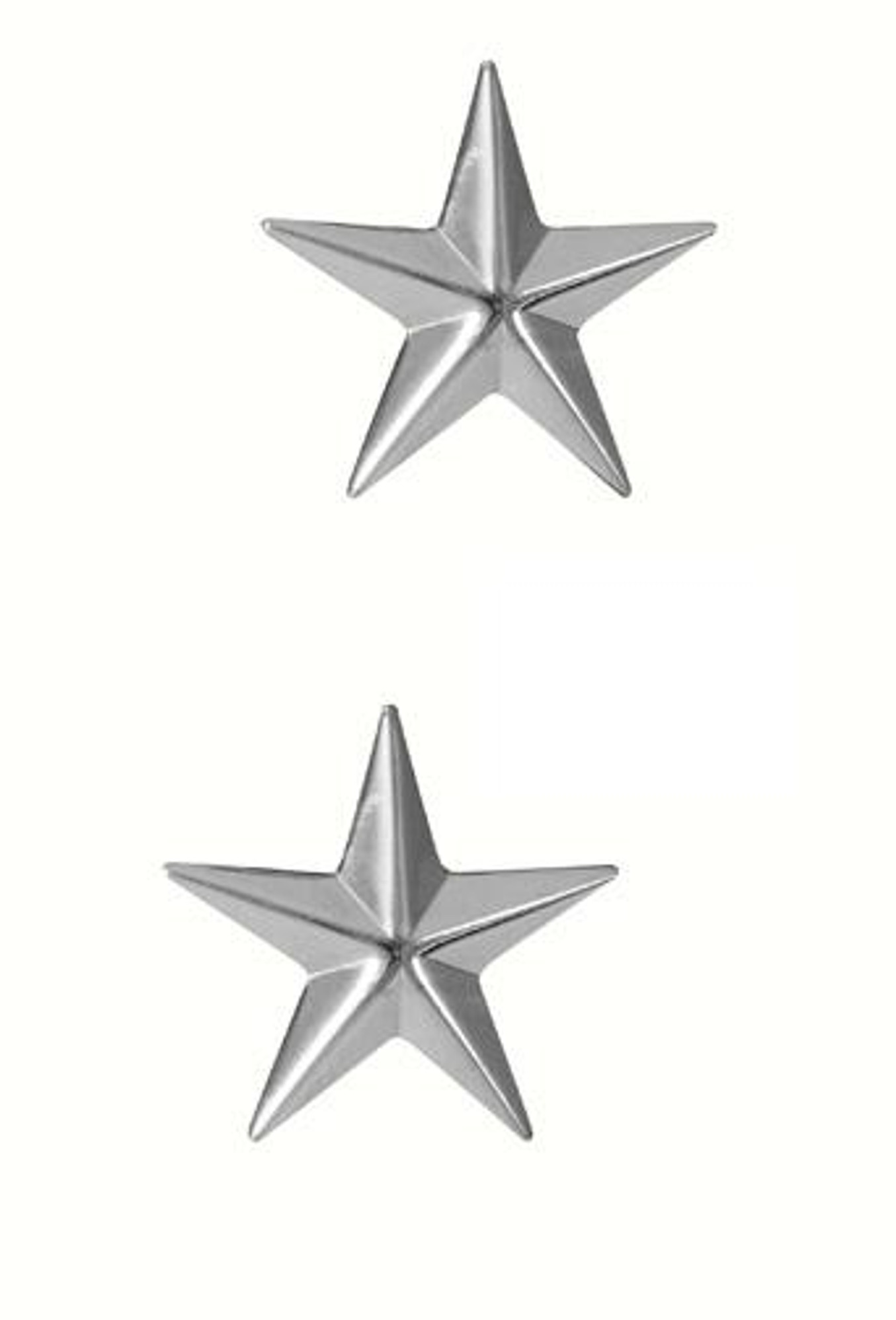 Rothco Brigadier General Insignia Stars - Silver