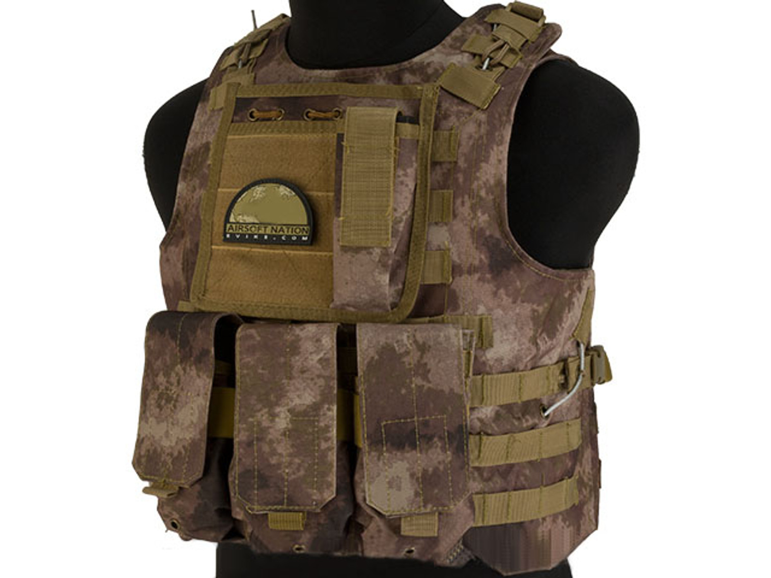 Avengers MOD-II Quick Release Body Armor Vest - Arid Camo