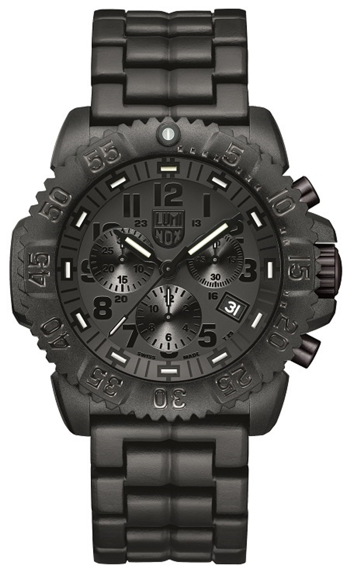 Luminox Sea A.3081.BO Colormark Chronograph Series Blackout - Hero Outdoors