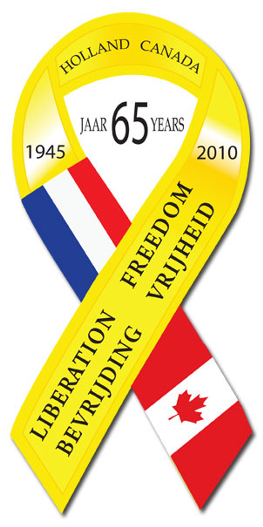 65th Anniversary Liberation Ribbon 8 inch