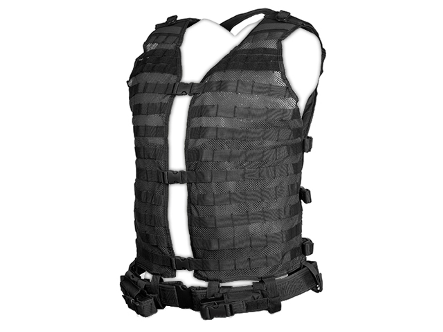 NcStar MOLLE Load Bearing Vest 2XL - Black