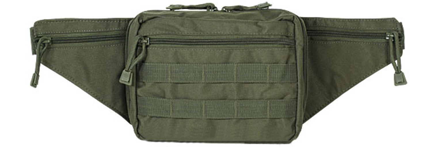 Voodoo Tactical Fanny Pack w/ Conceal Carry Pistol Holster - OD Green