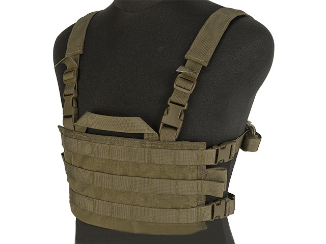 HSGI Light Chest Rig MOLLE Platform - Black - Hero Outdoors