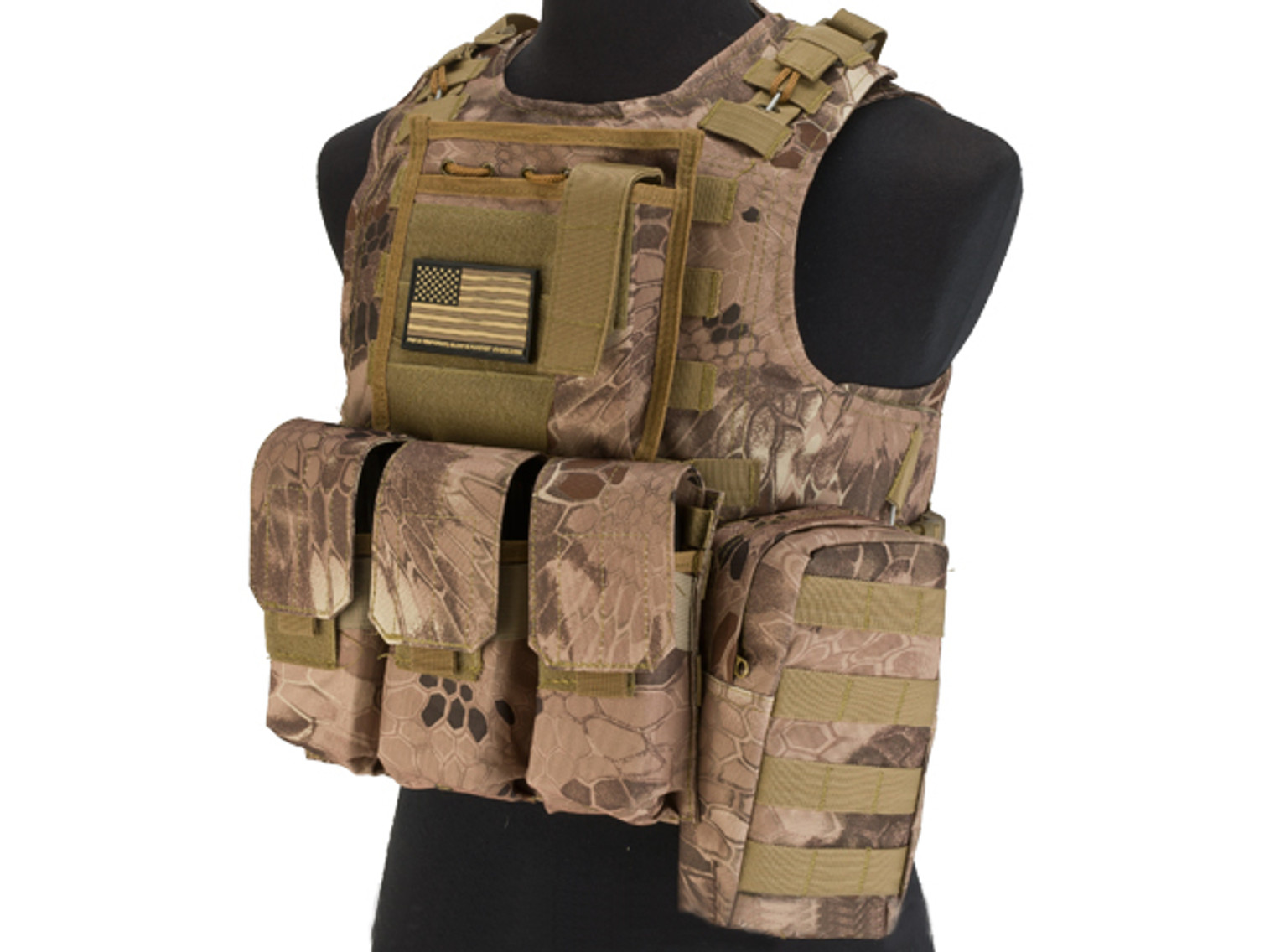 Avengers MOD-II Quick Release Body Armor Vest - Arid Serpent