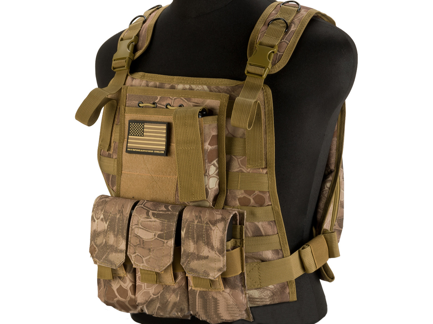 Avengers Tactical Spec. OPS MOLLE Plate Carrier / Load Bearing Vest - Desert Serpent