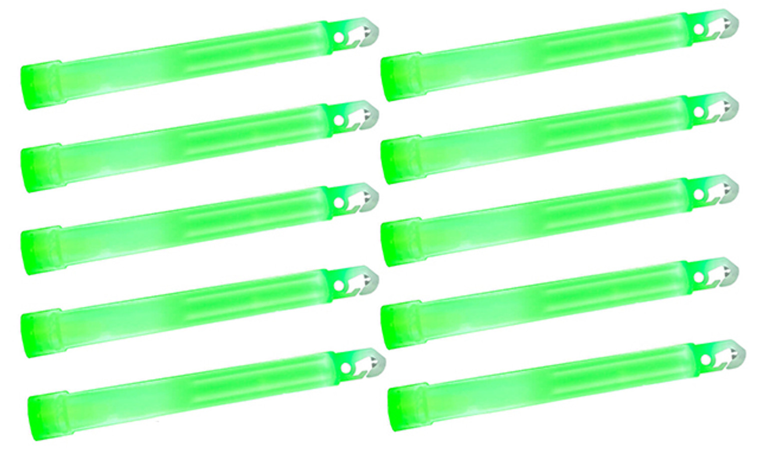 Cyalume 6" ChemLight LightSticks - Green (Set of 10)