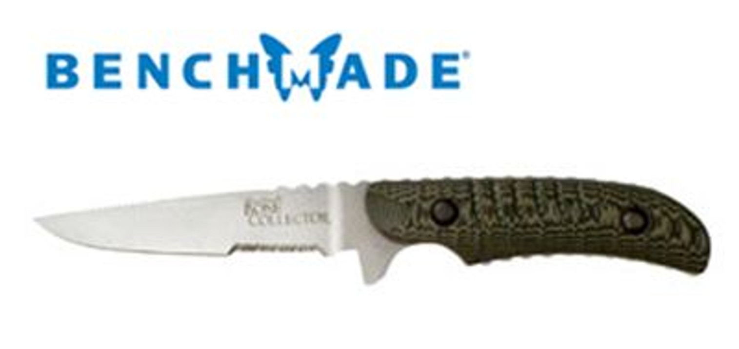 Benchmade Bone Collector 15000S-1 Caping w/Leather
