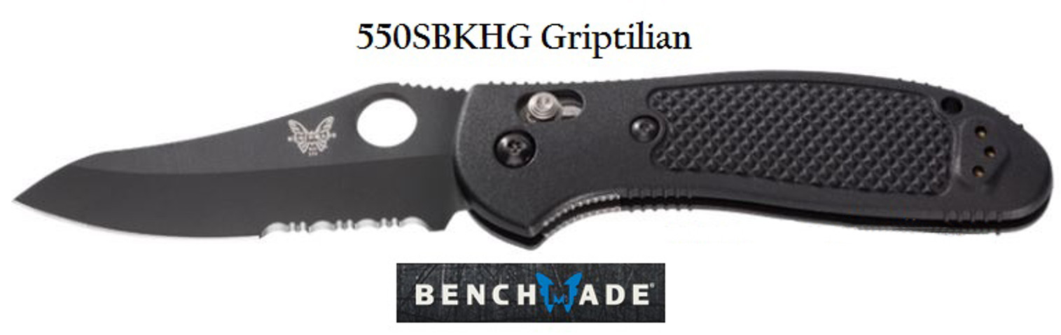 Benchmade 550SBKHG Griptilian Black ComboEdge