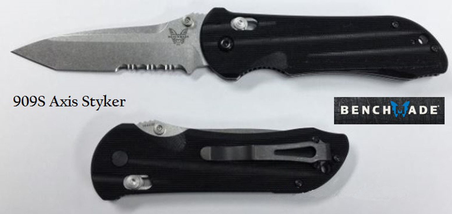 Benchmade 909S Axis Stryker Partially Serrated