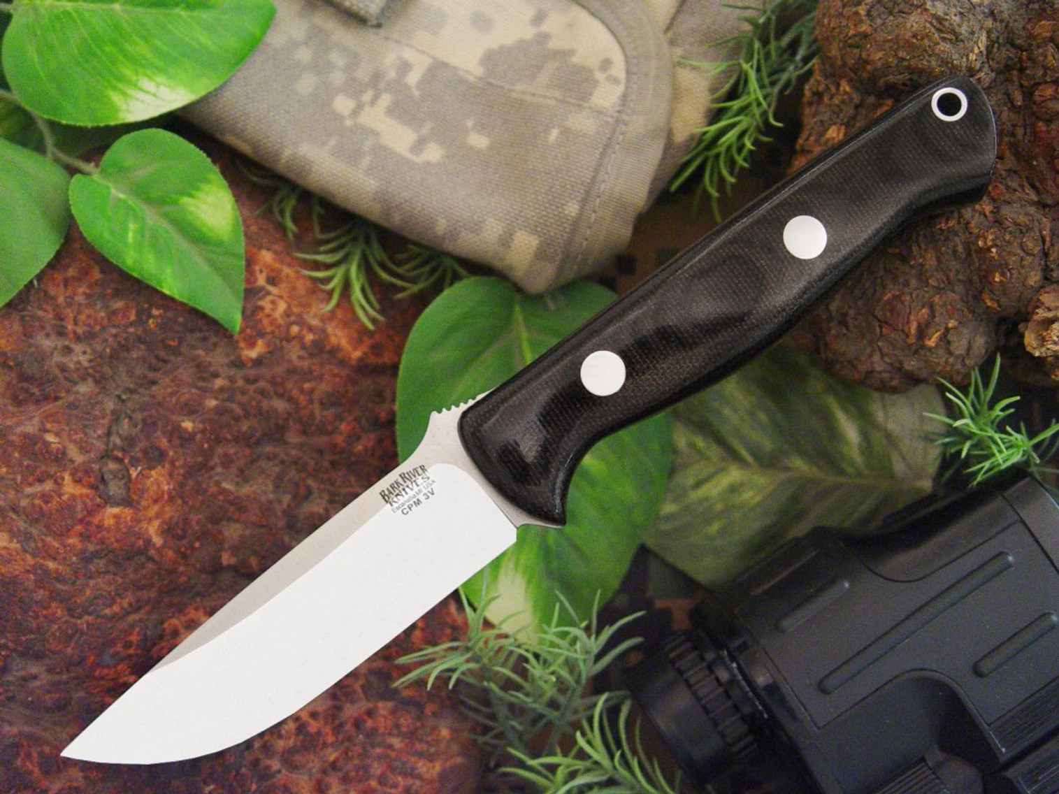 Bark River 013MBC Gunny S35VN - Black Micarta