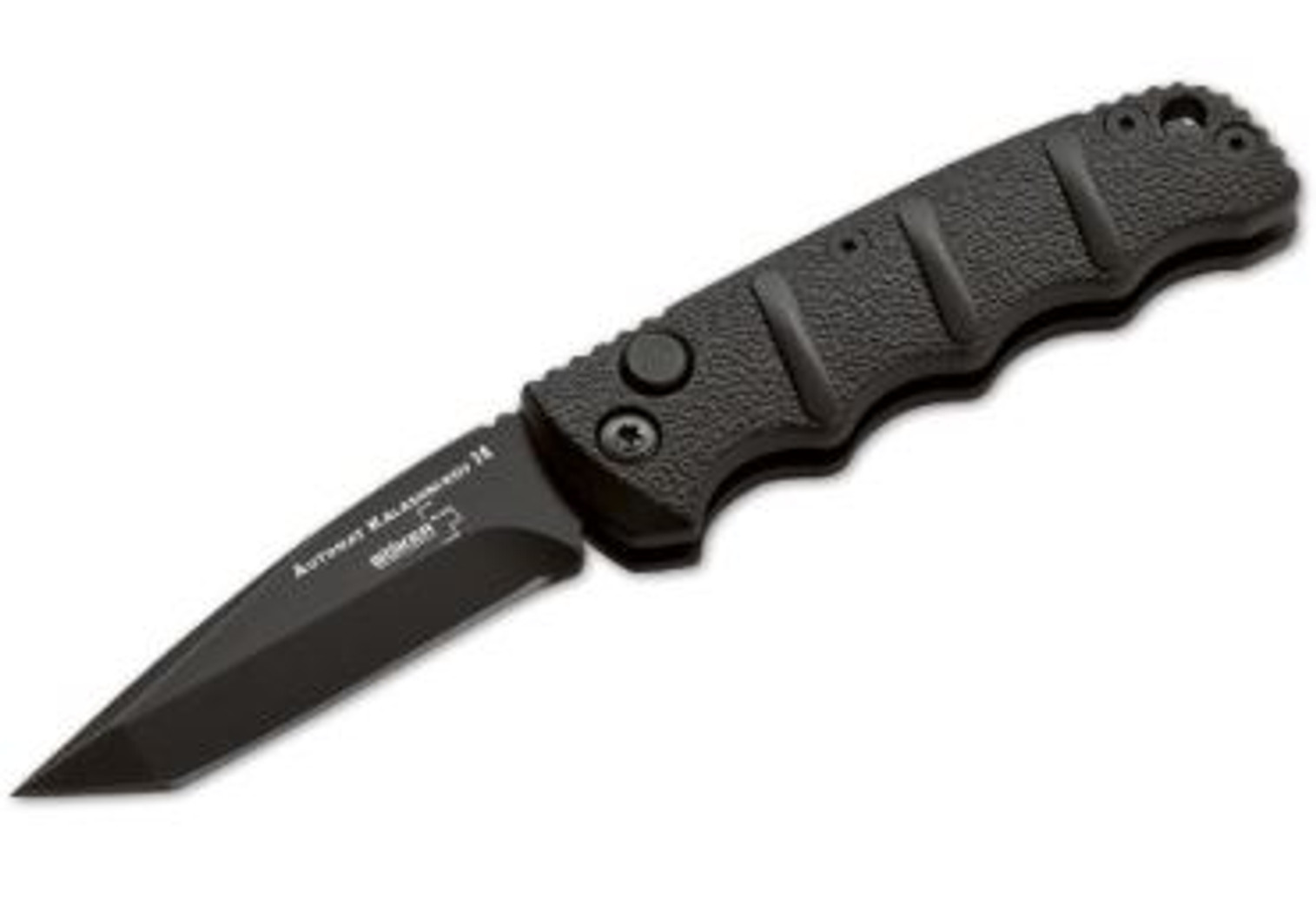 Boker Kalashnikov 01KALS73BT KAL Mini Black Tanto Plain Edge