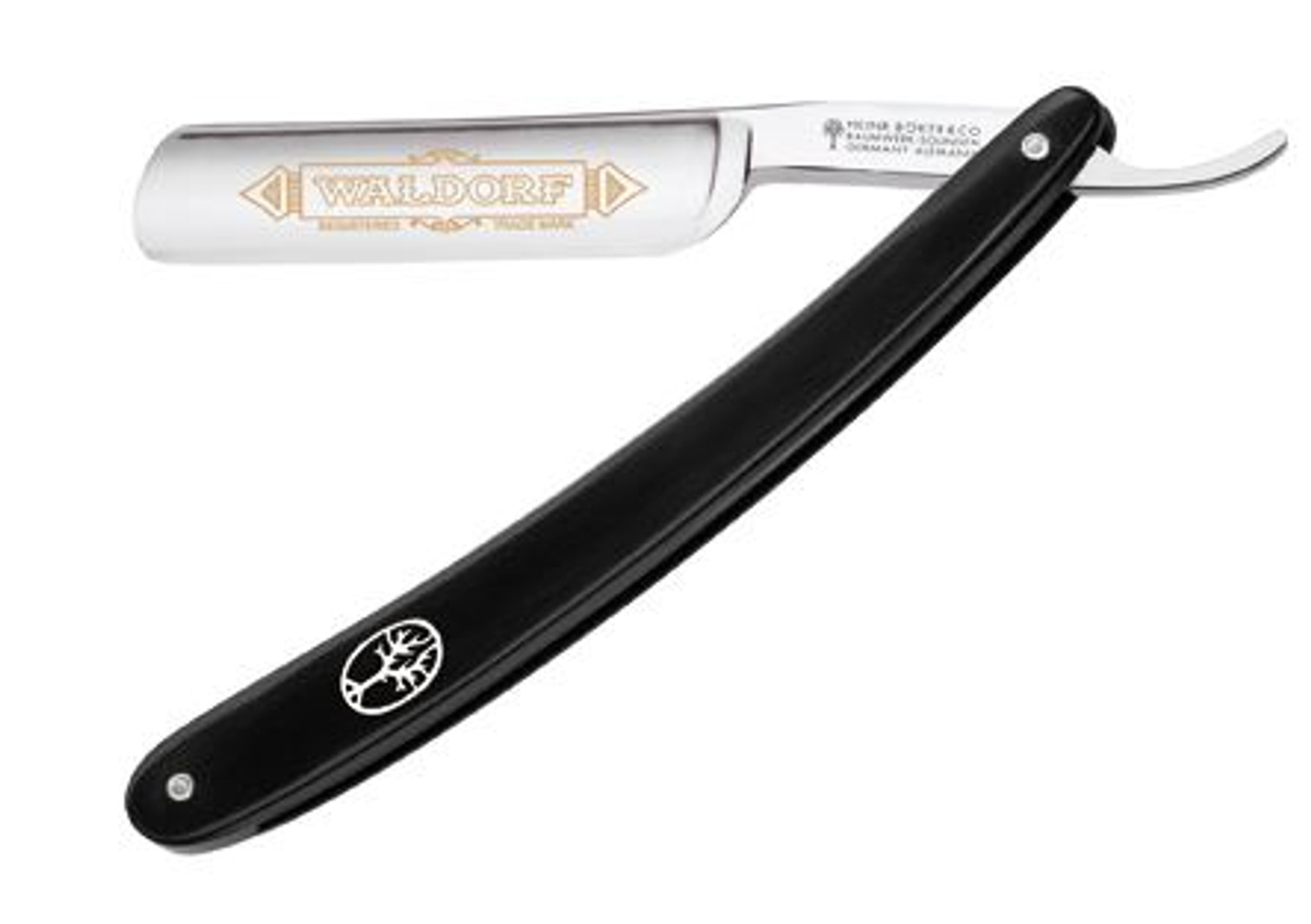 Boker Germany 140421 Waldorf Gold Inlay Straight Razor