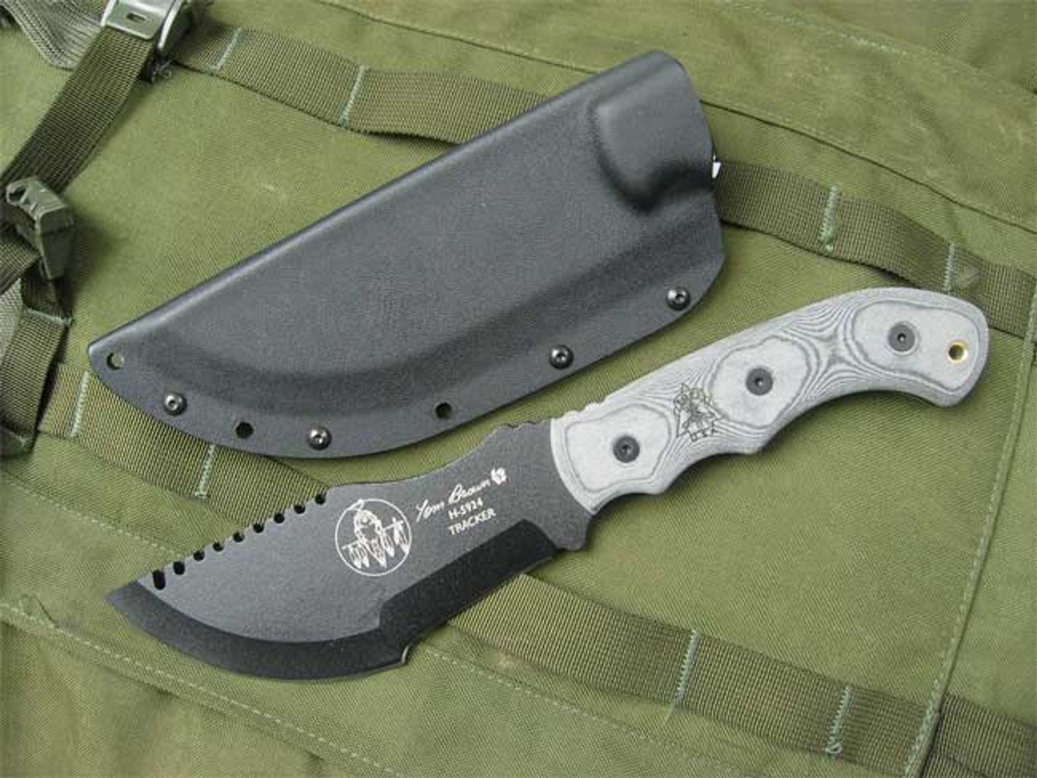 TOPS TBT010 Tom Brown Tracker w/Kydex Sheath