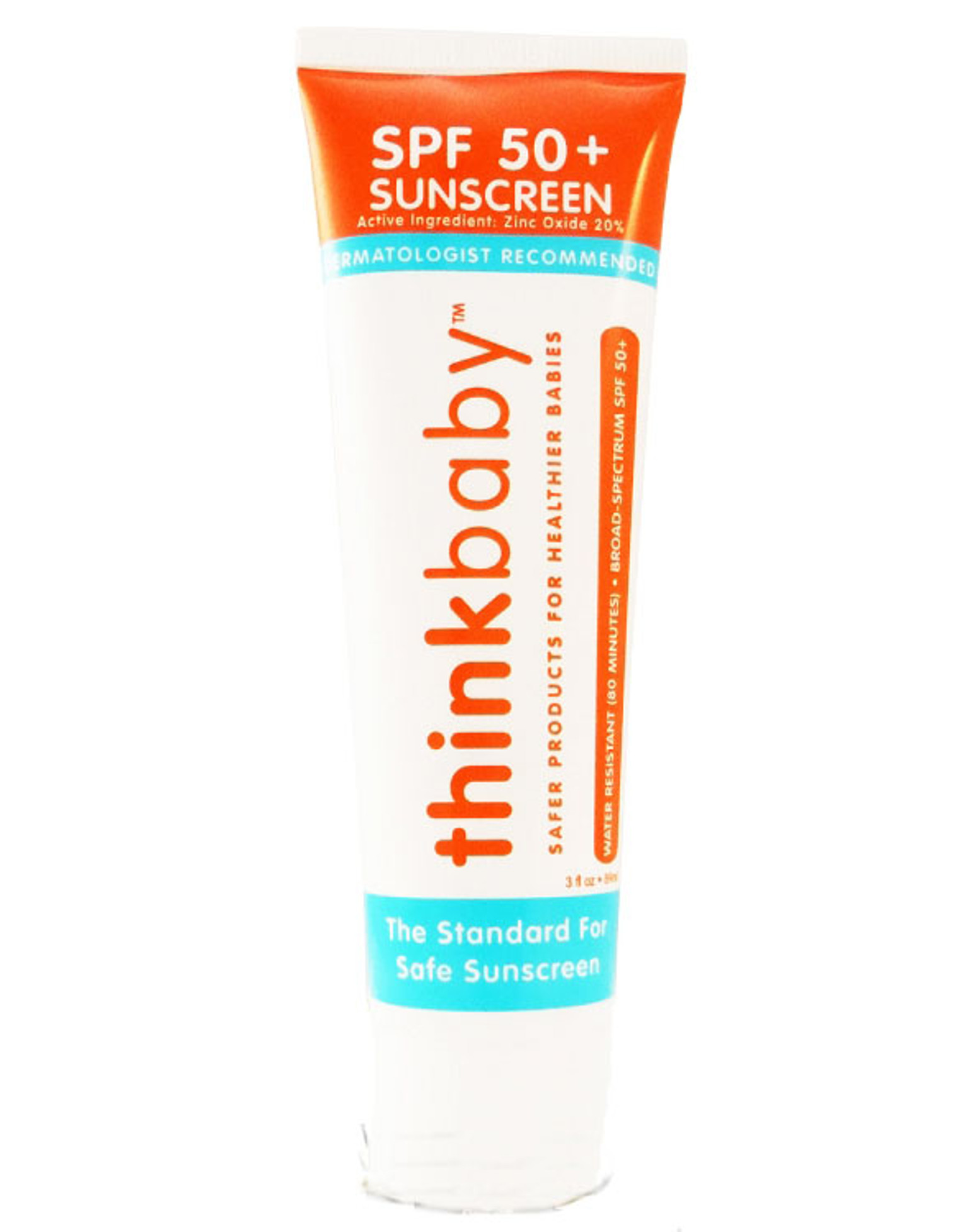 Thinkbaby Safe Sunscreen SPF 50+ - 3 oz Tube