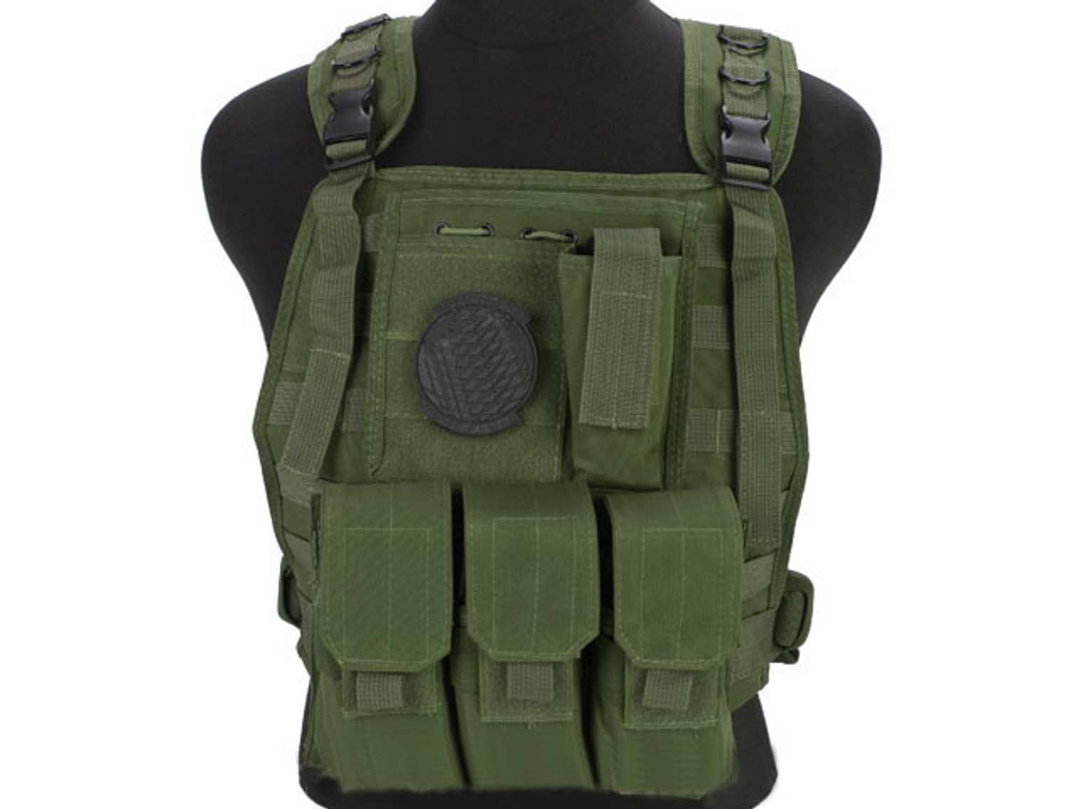 Avengers Tactical Spec. OPS MOLLE Plate Carrier / Load Bearing Vest - OD Green