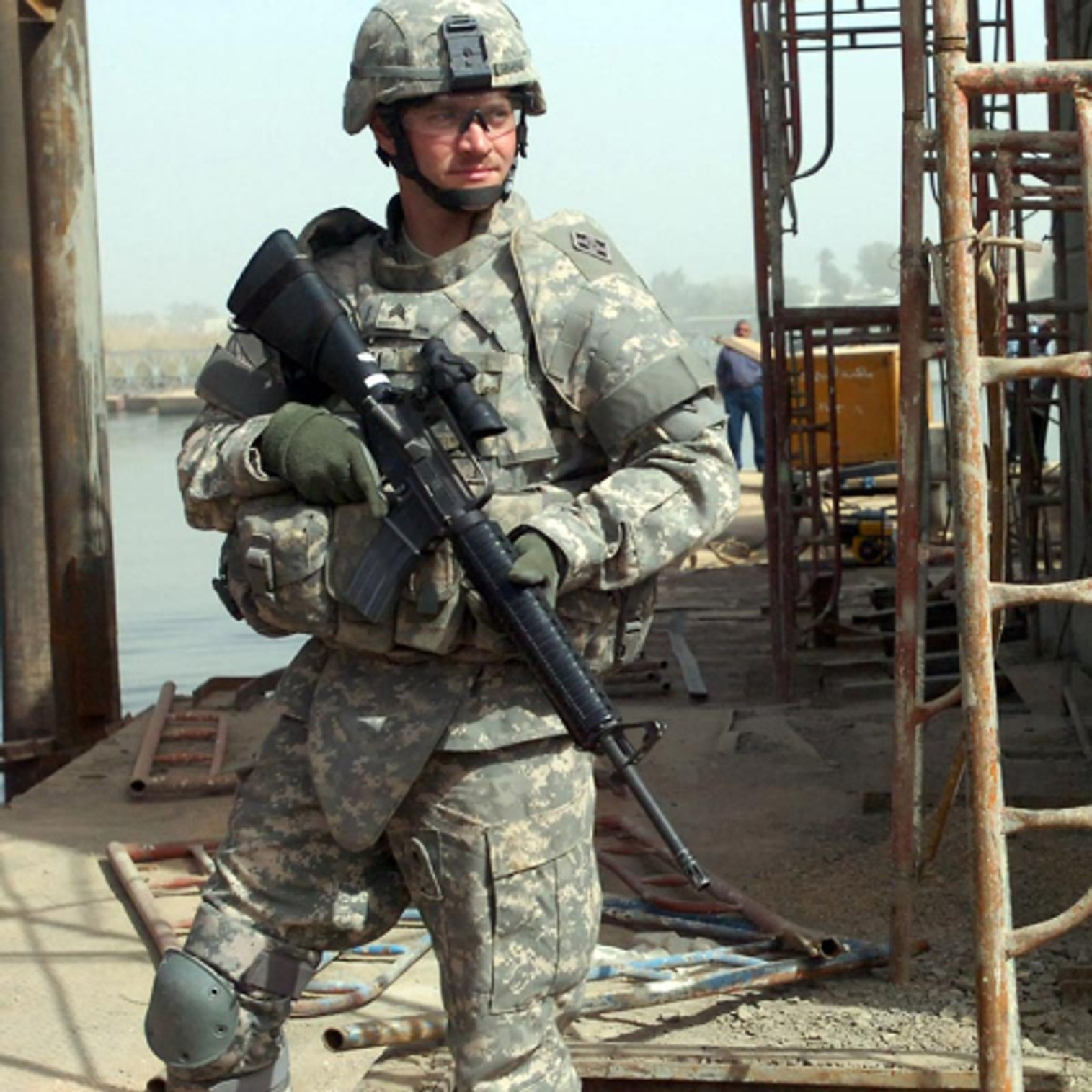 US Military  Body Armor Yoke And Collar‼️ US Army IOTV Yoke and Collar Front Assembly, Multicam