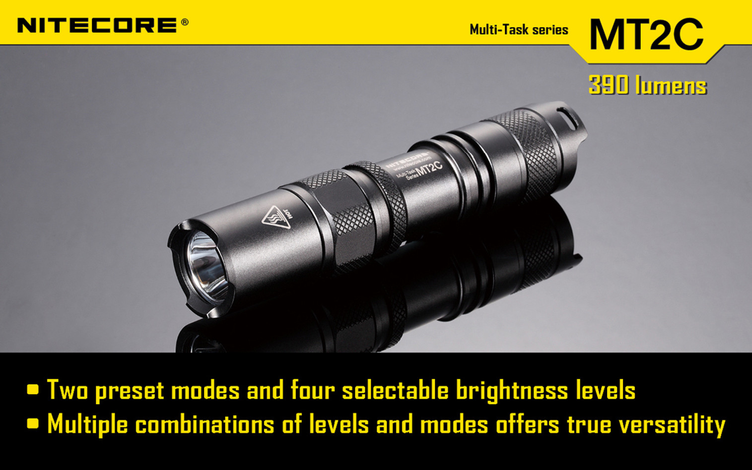 Nitecore MT2C Flashlight 390 Lumens