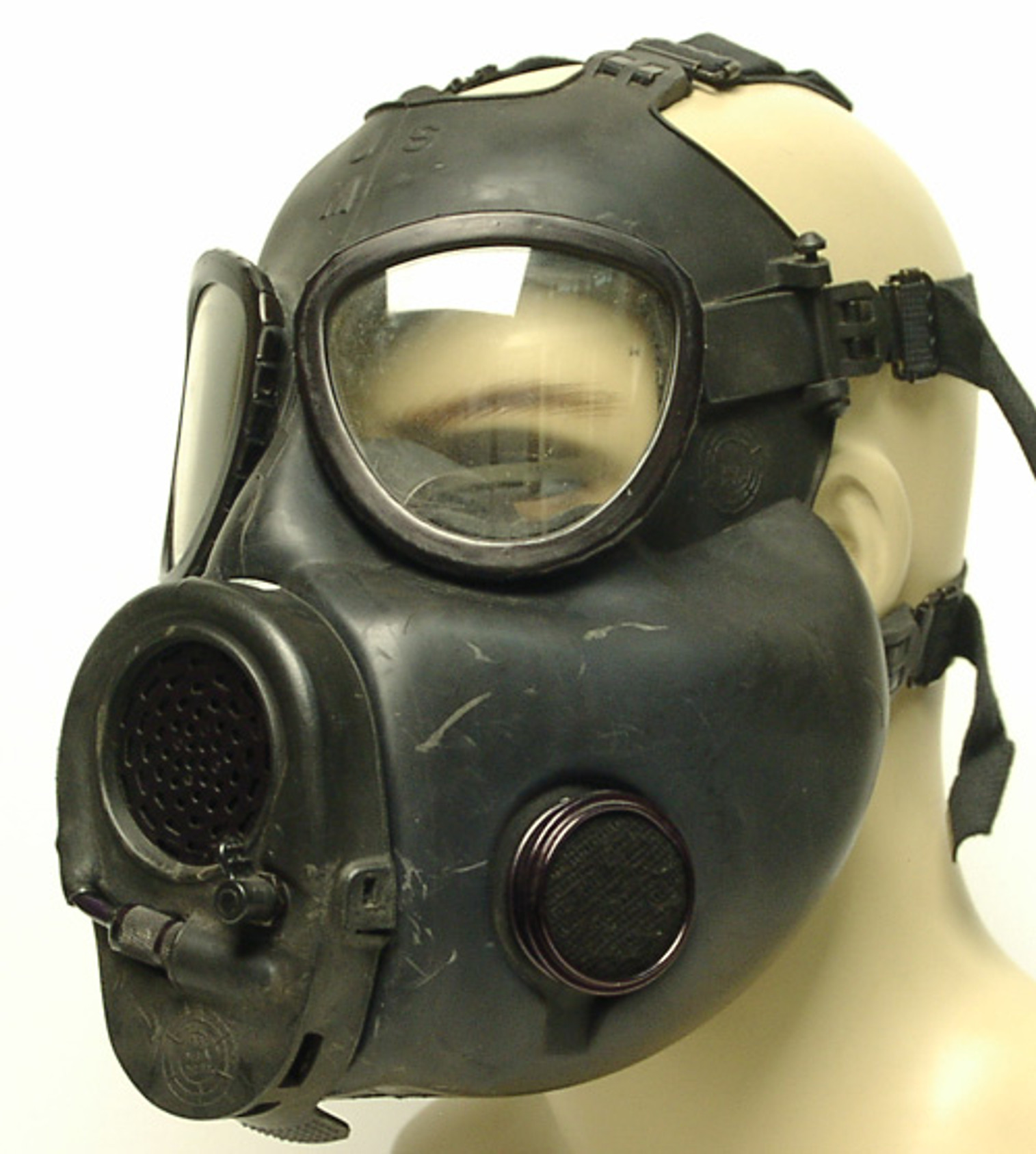 Gas Mask - U.S. Armed Forces M17A1 Gas Mask w/Chemical hood