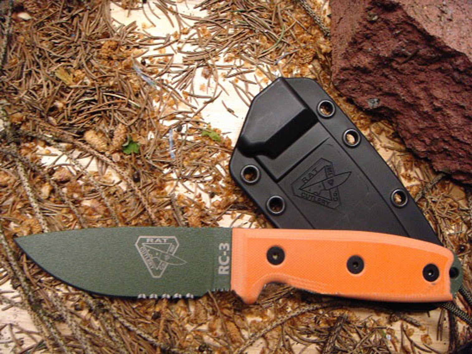 ESEE 3SM-OD OD Green Blade with Serration