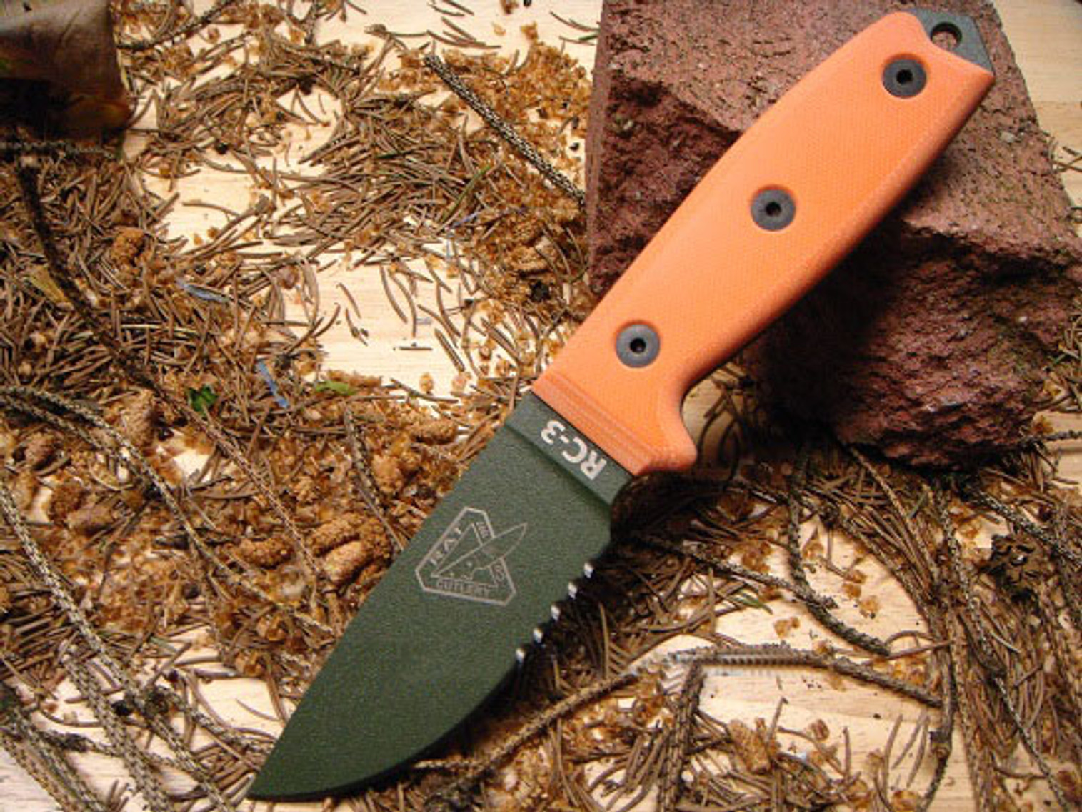 ESEE 3S-OD-KO OD Green Blade [Knife Only. No Sheath]