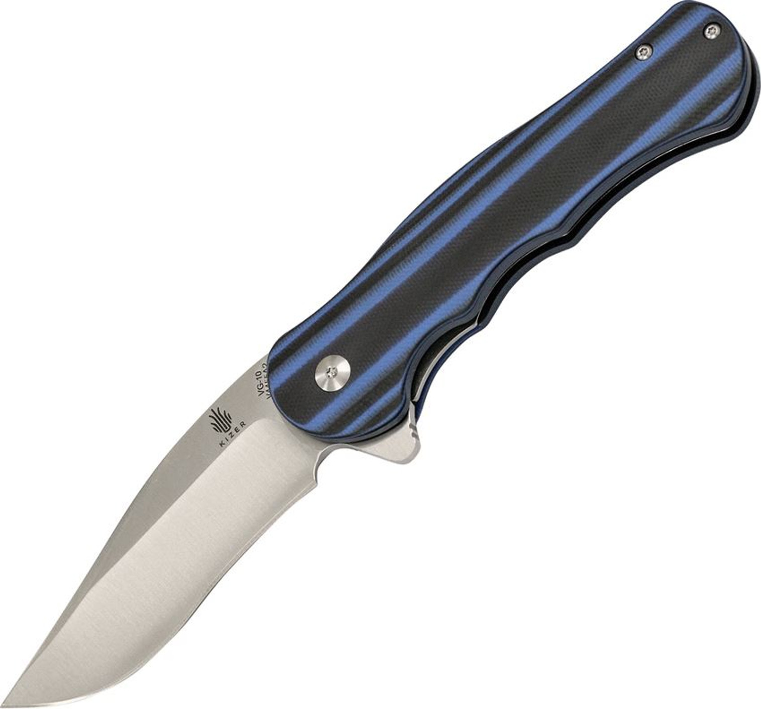 Kizer 4455A2 Dorado Linerlock - Black and Blue