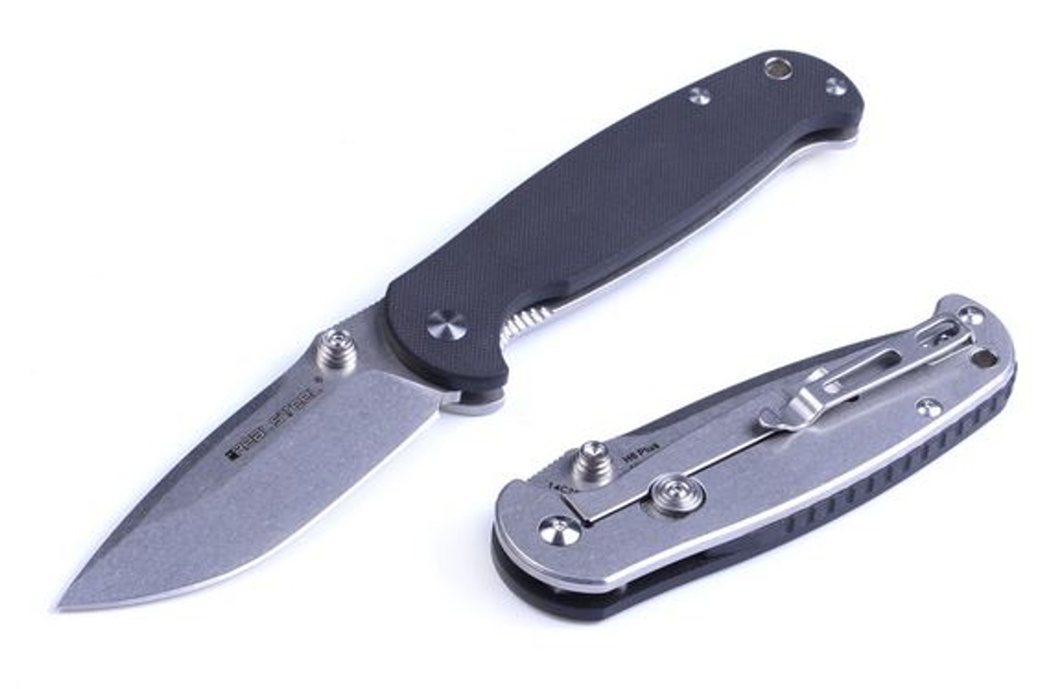 Real Steel 7788 H6 Plus Model Framelock Satin, Black G-10