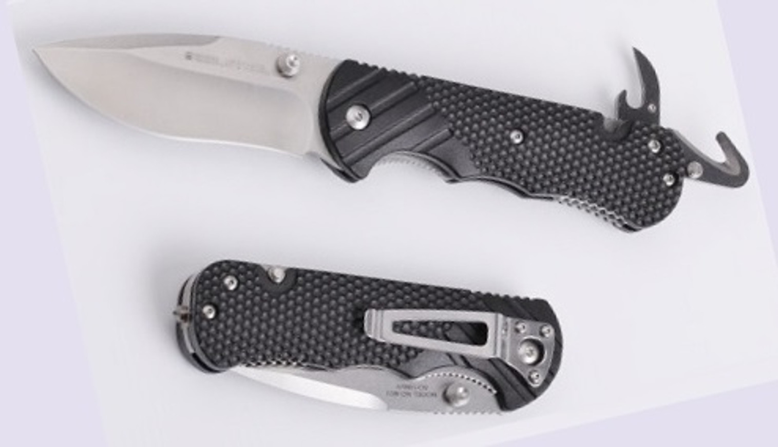 Real Steel M21 Satin Plain Edge, Black FRN Handle