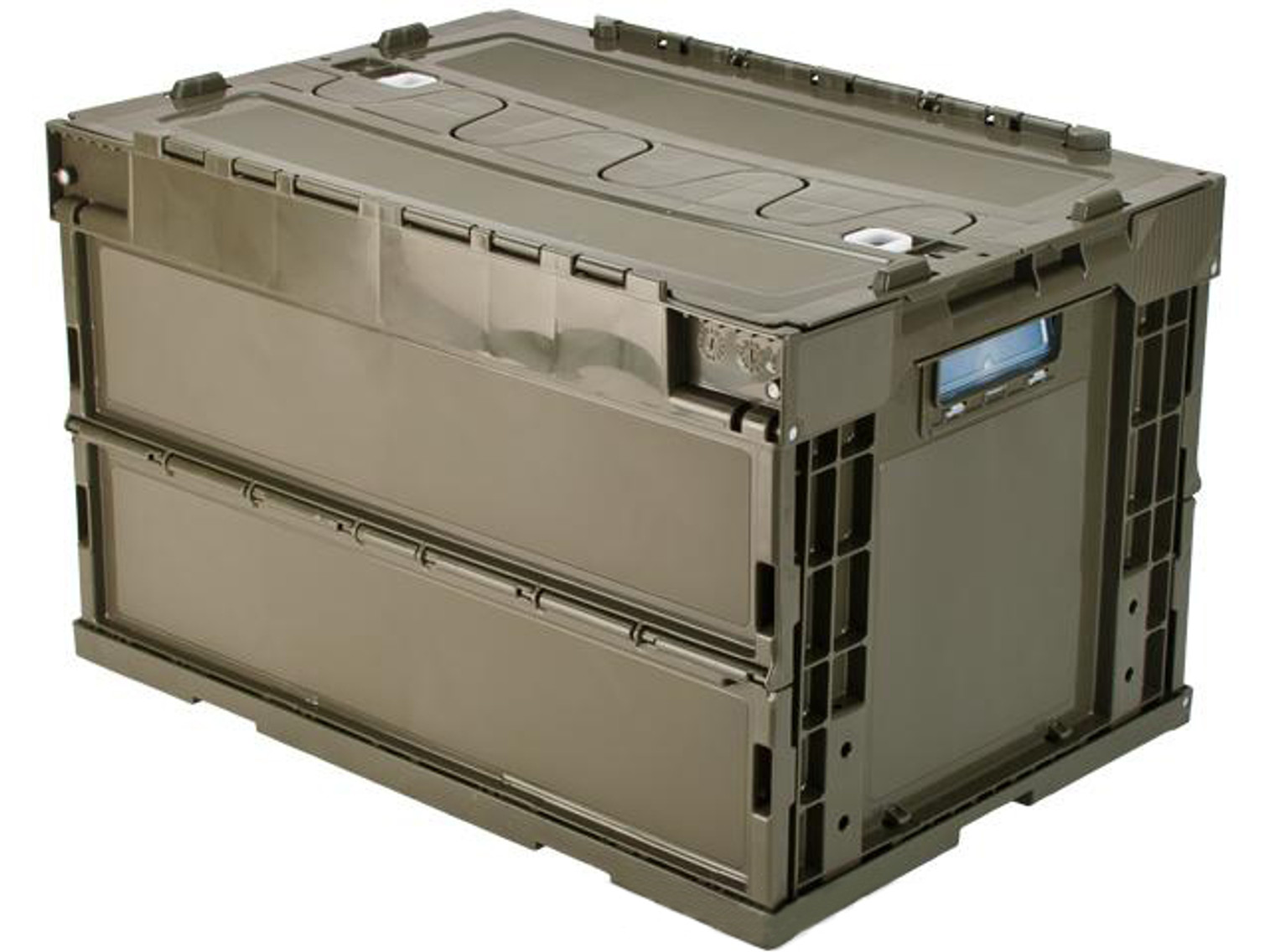 Laylax Tactical Folding Military  Storage Box Container - Olive Green