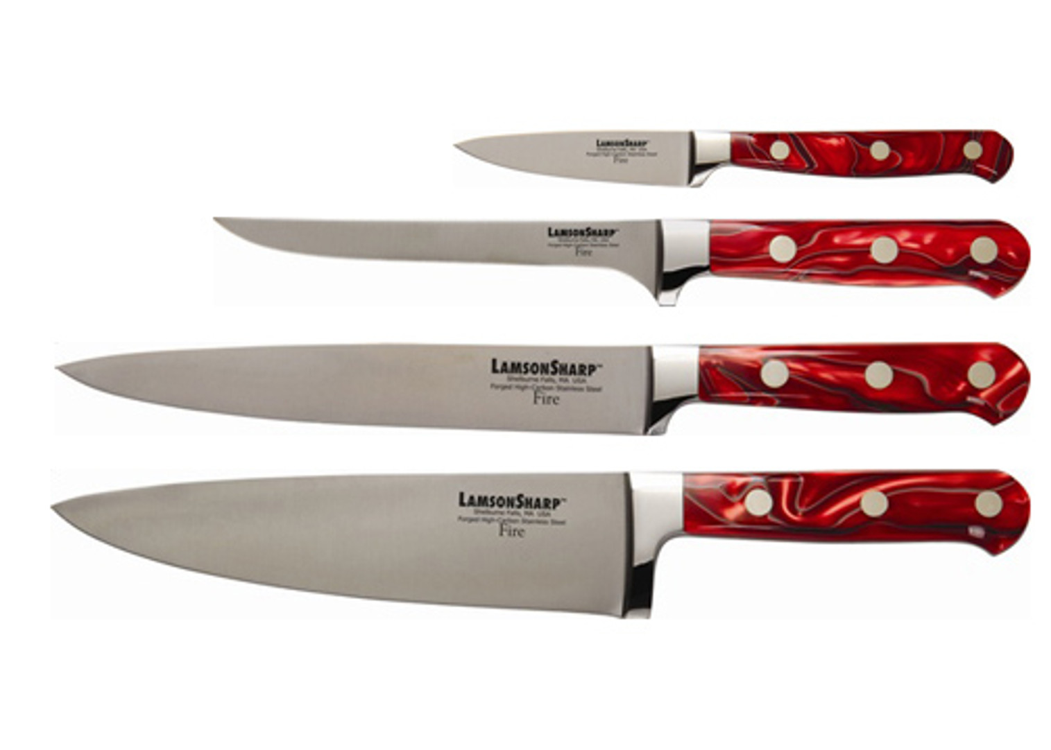 Lamson Fire Forged 4-Piece Cook's Knife Set