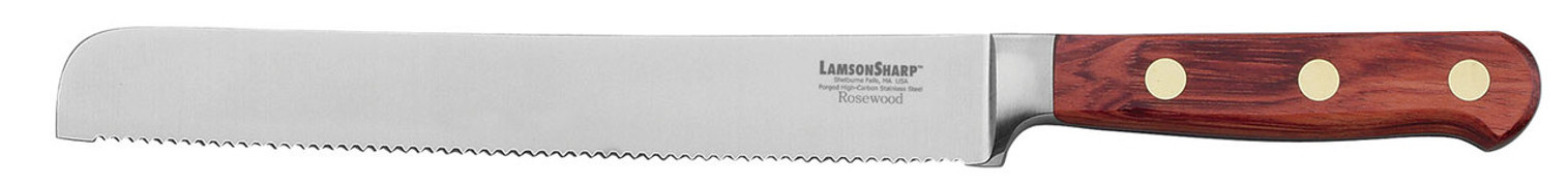 Lamson Rosewood Forged 8" Bread Knife Serrated