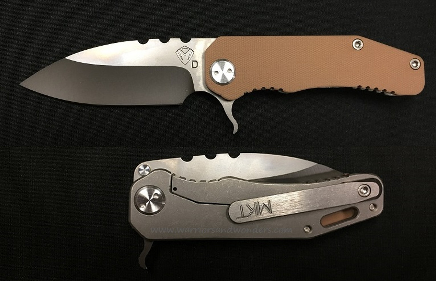 Medford Deployment 187 Flipper Grey PVD Blade - Coyote